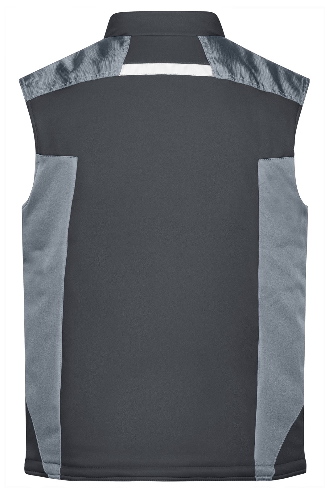 Weste Unisex Schwarz/Grau – Craftsmen Softshell Vest - STRONG -, Detailansicht