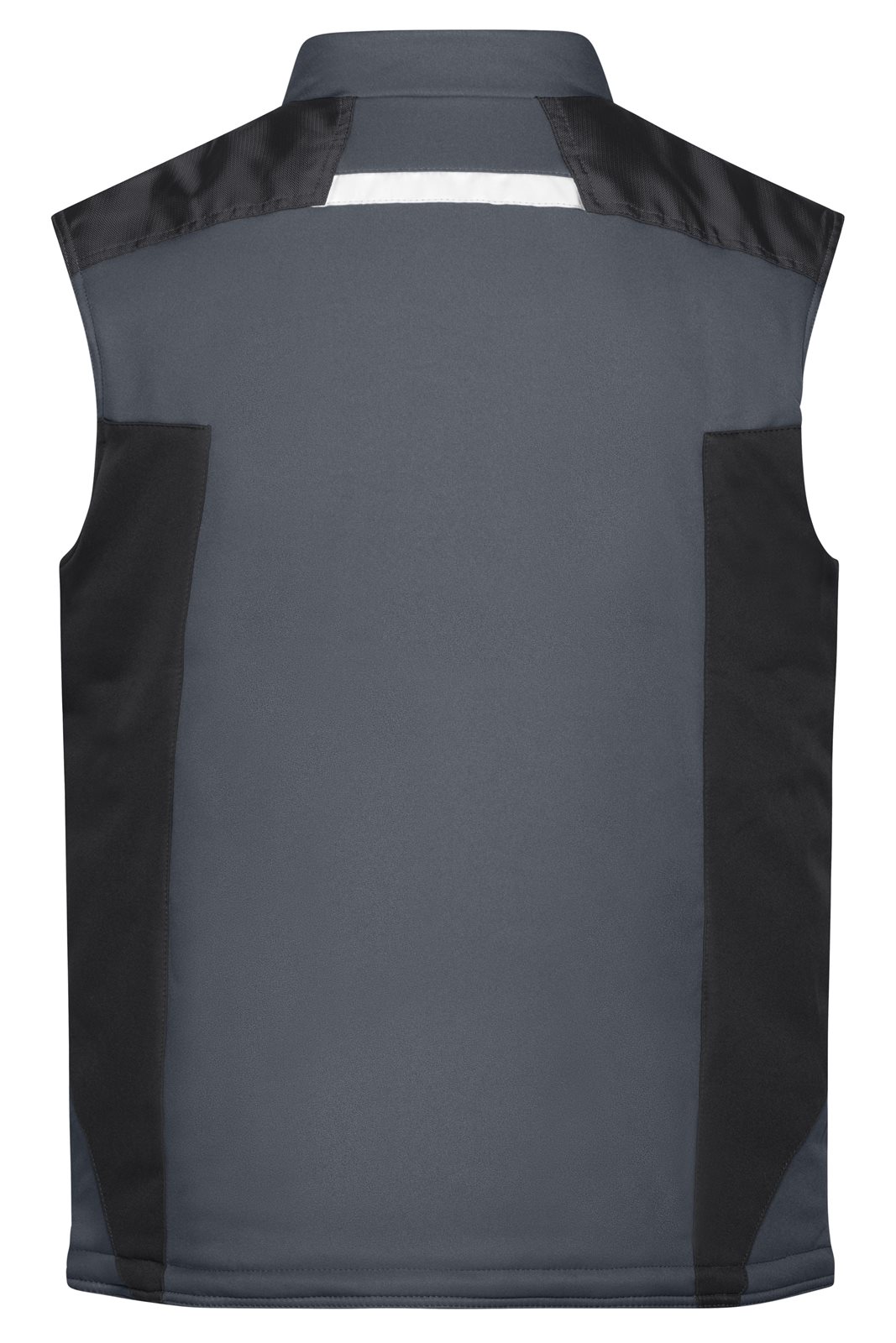 Weste Unisex Schwarz/Grau – Craftsmen Softshell Vest - STRONG -, Detailansicht