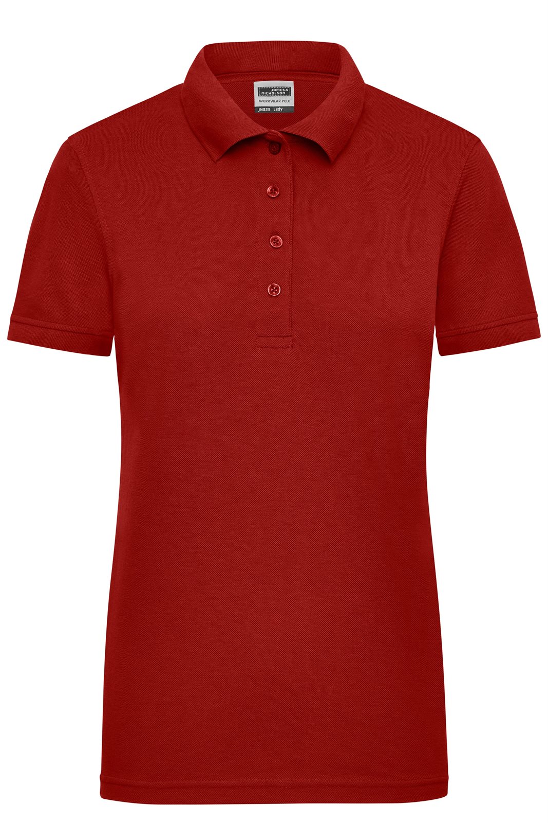 Poloshirt Damen Rot/Weinrot – Ladies' Workwear Polo