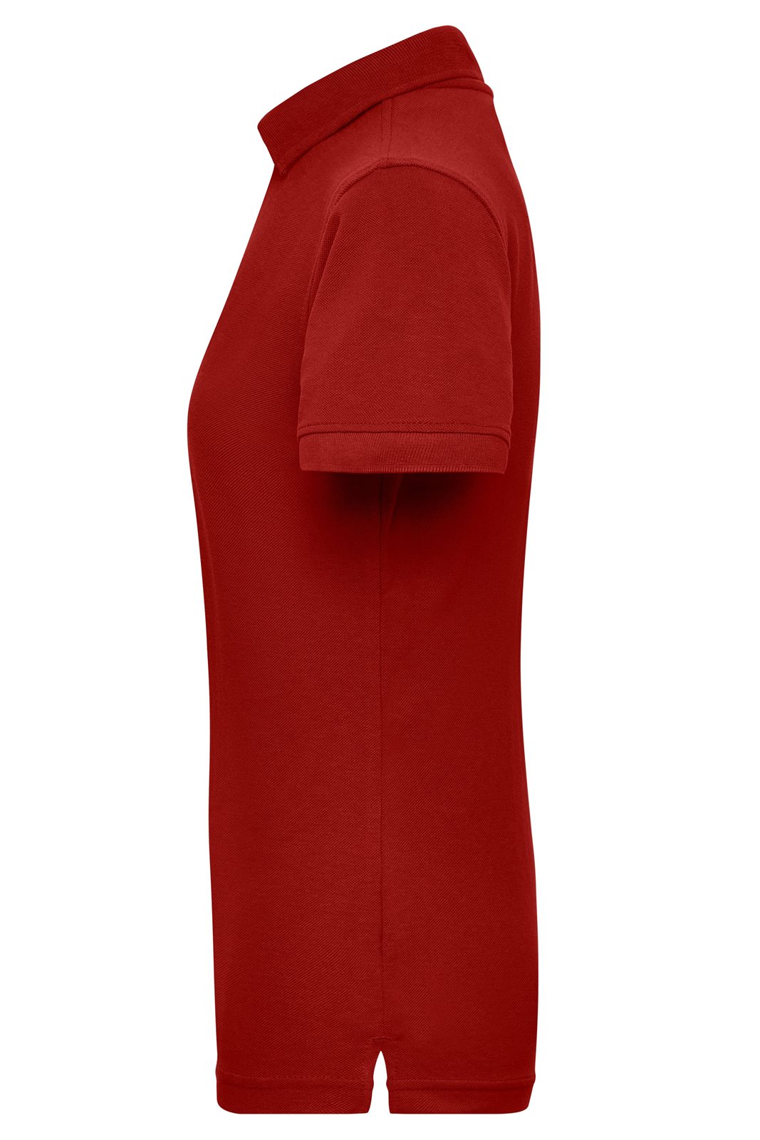 Poloshirt Damen Rot/Weinrot – Ladies' Workwear Polo, Detailansicht