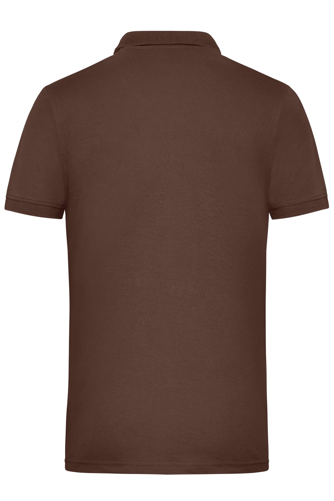 Poloshirt Herren Braun – Men's Workwear Polo, Detailansicht