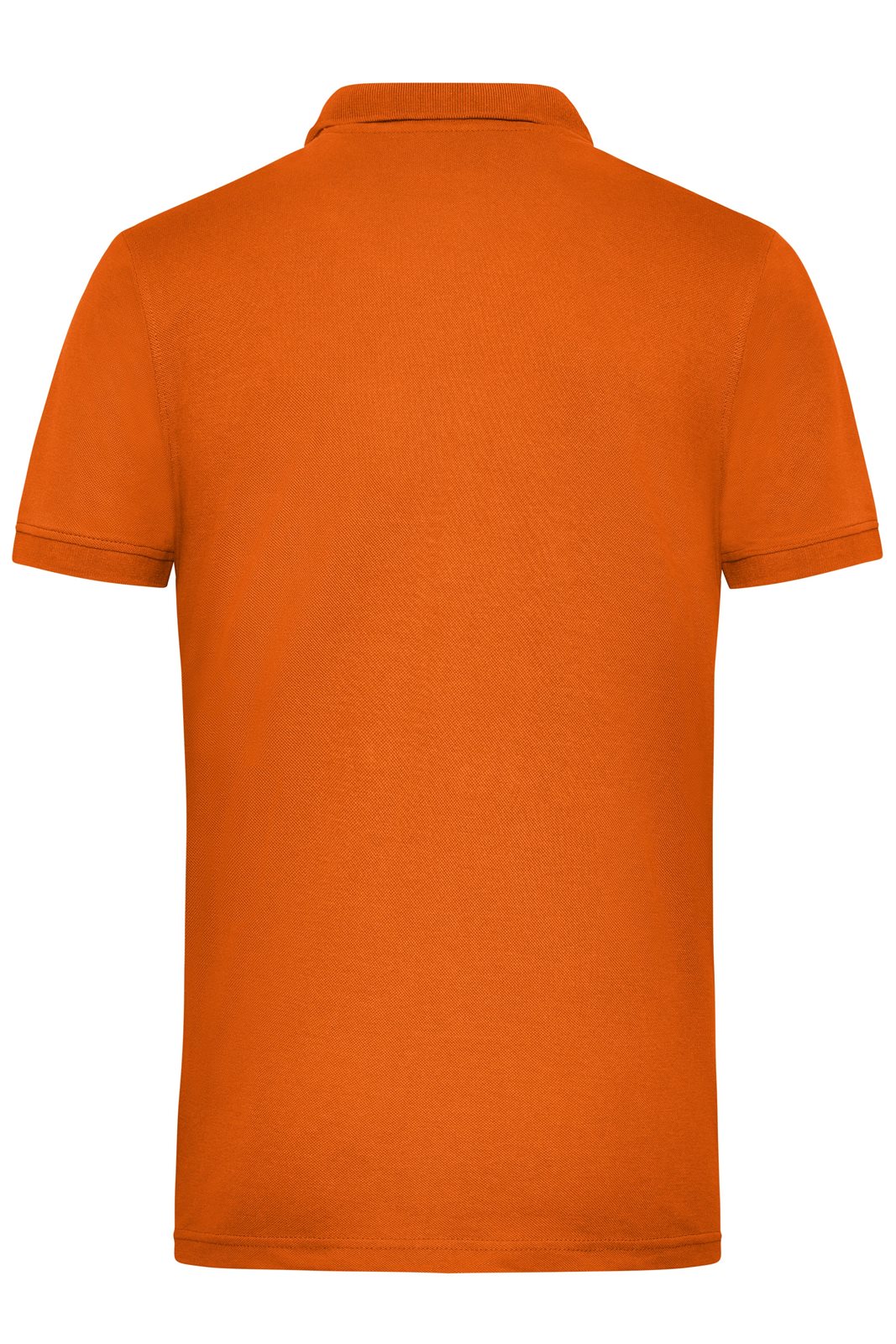 Poloshirt Herren Orange – Men's Workwear Polo, Detailansicht