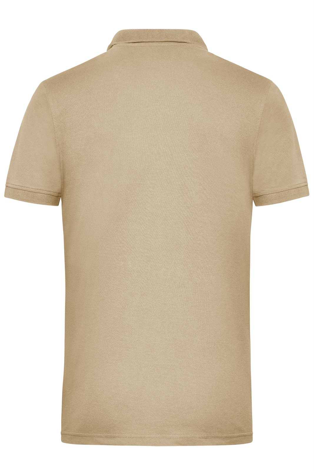 Poloshirt Herren Braun/Grau – Men's Workwear Polo, Detailansicht