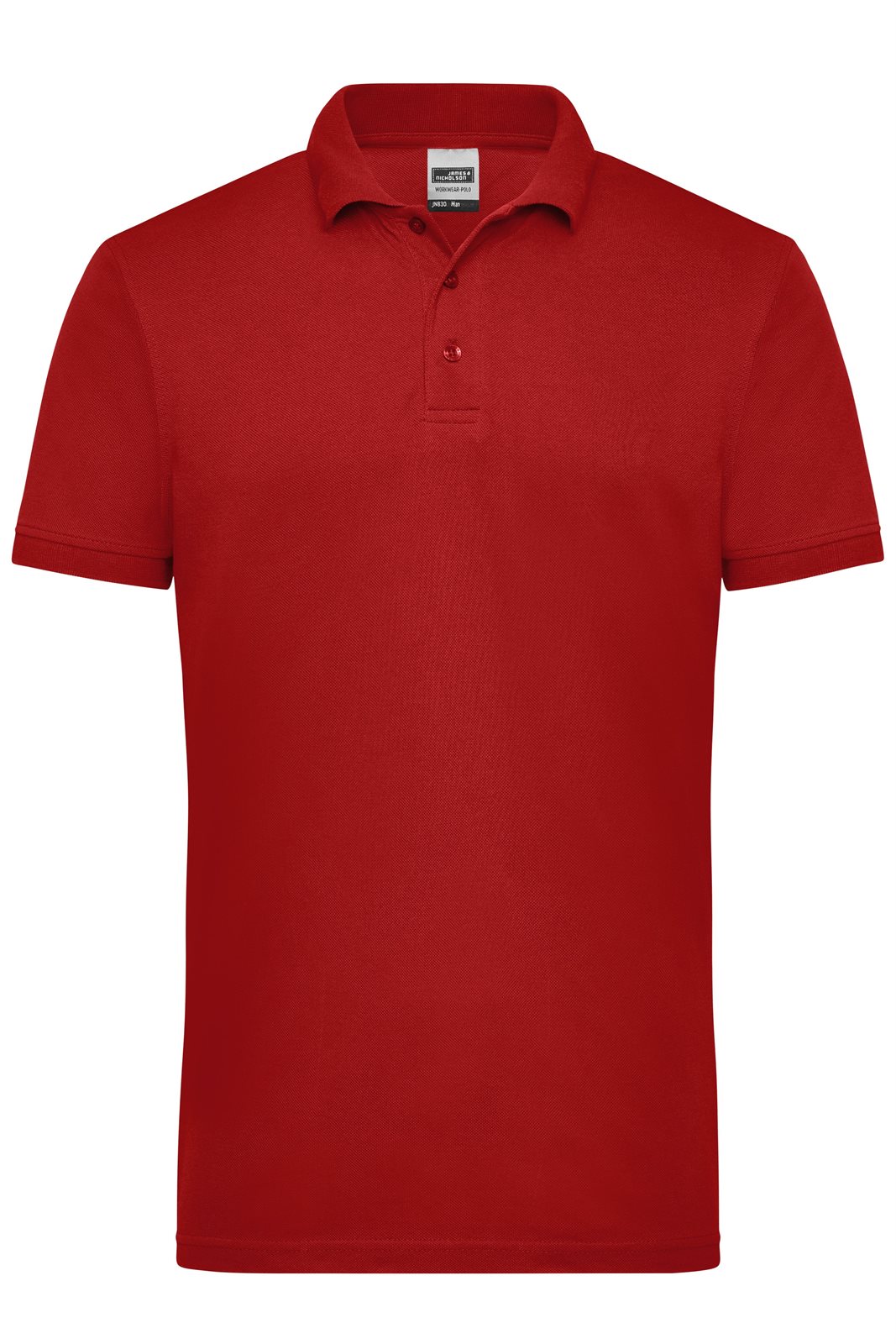 Poloshirt Herren Rot/Weinrot – Men's Workwear Polo
