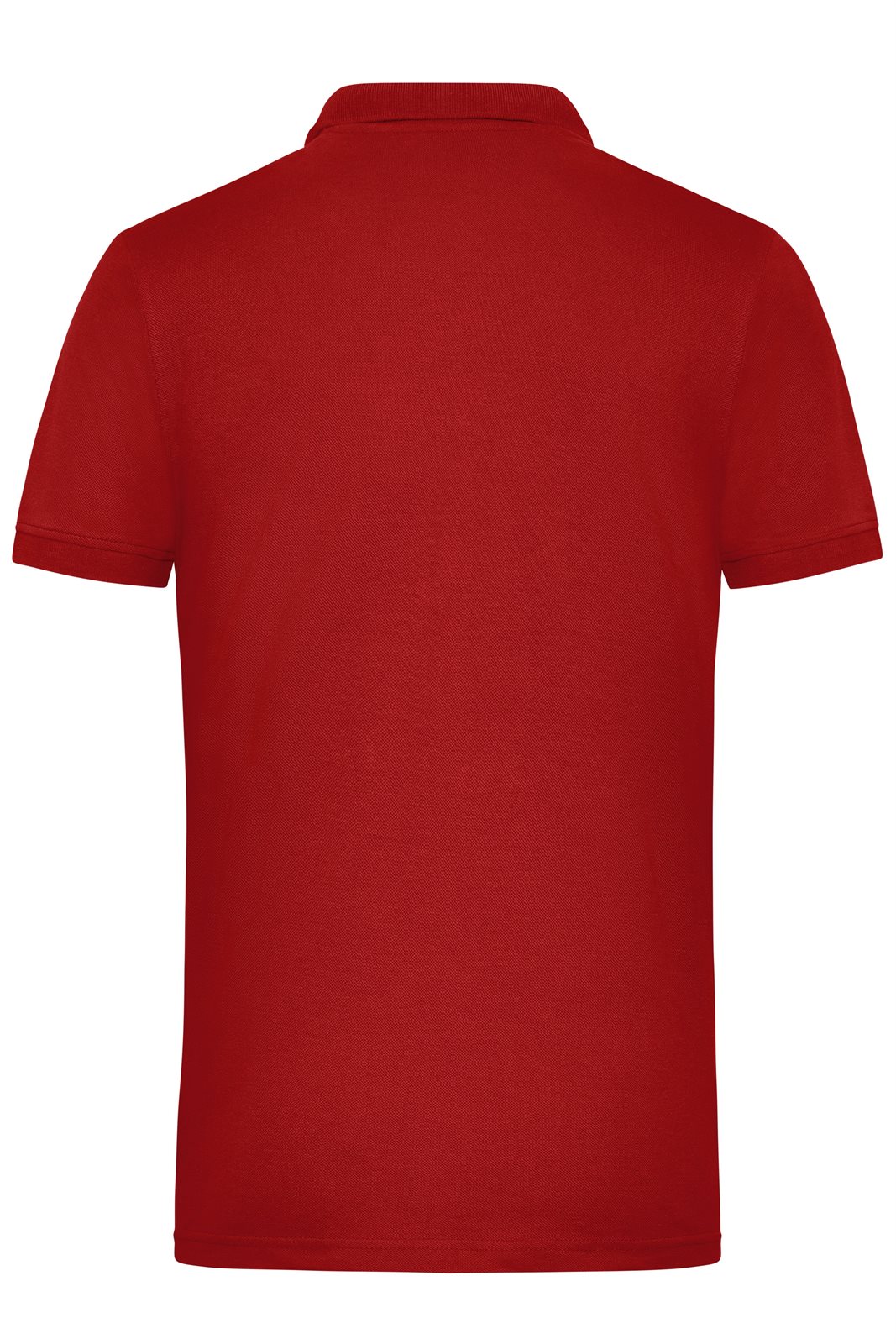 Poloshirt Herren Rot/Weinrot – Men's Workwear Polo, Detailansicht