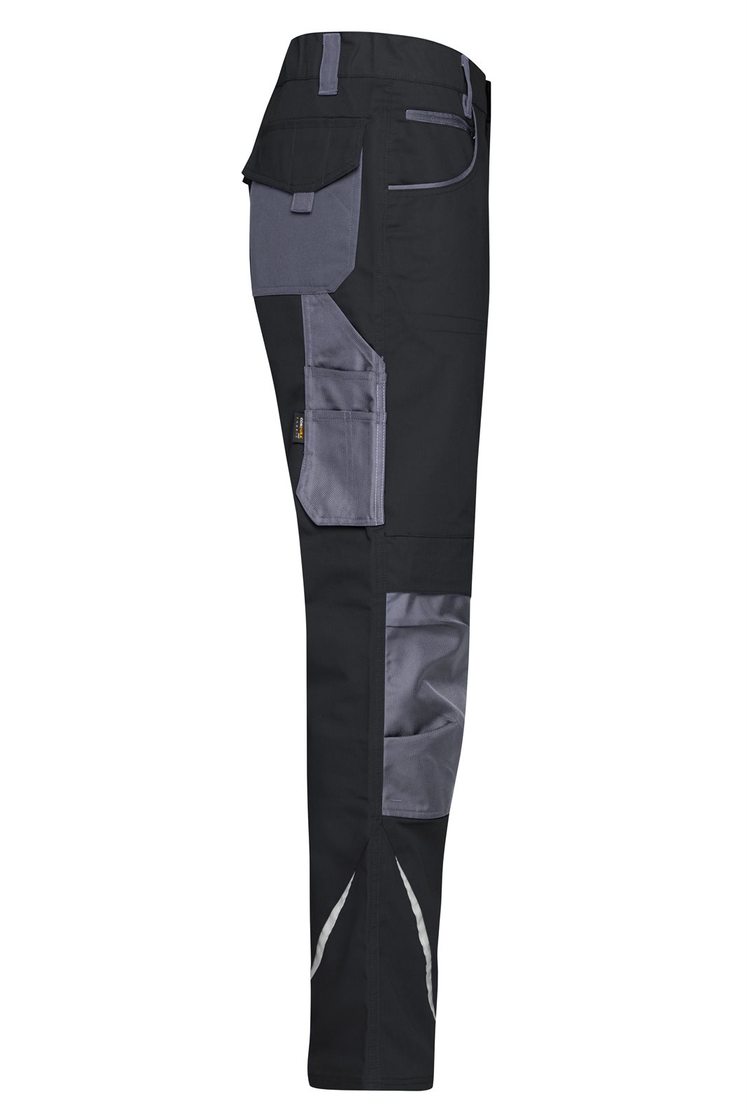 Hose Unisex Schwarz/Grau – Workwear Pants - STRONG -, Detailansicht