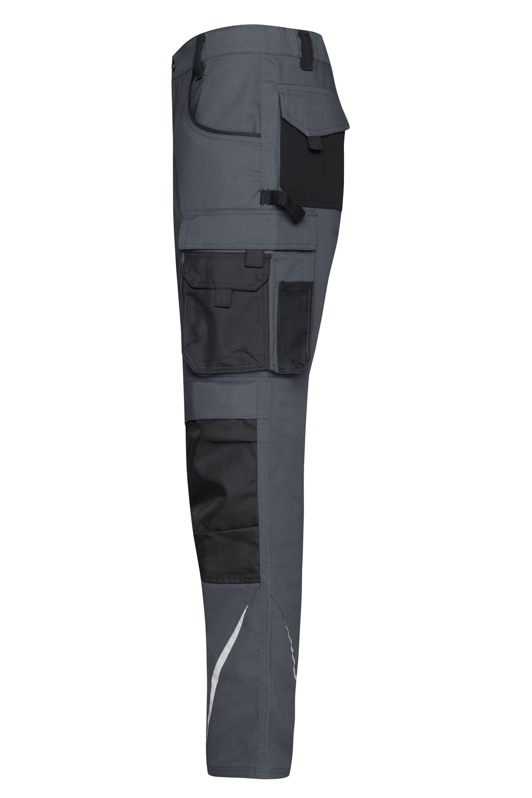 Hose Unisex Schwarz/Grau – Workwear Pants - STRONG -, Detailansicht