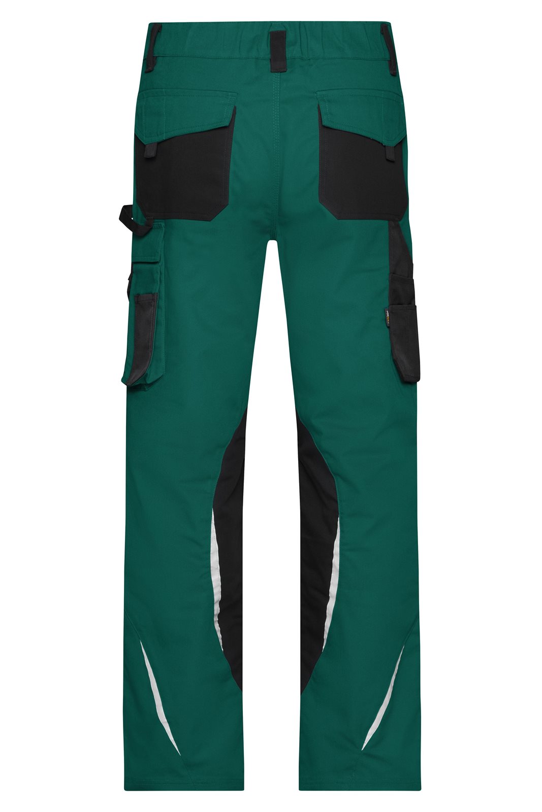 Hose Unisex Schwarz/Grün – Workwear Pants - STRONG -, Detailansicht