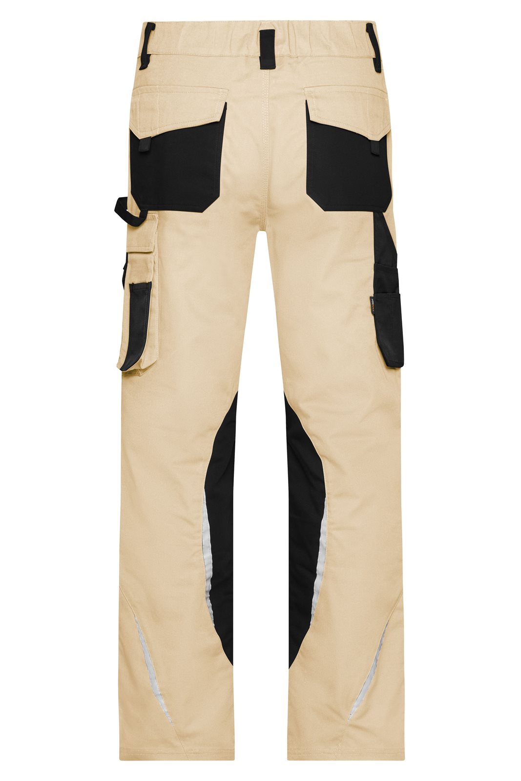 Hose Unisex Schwarz/Braun/Grau – Workwear Pants - STRONG -, Detailansicht
