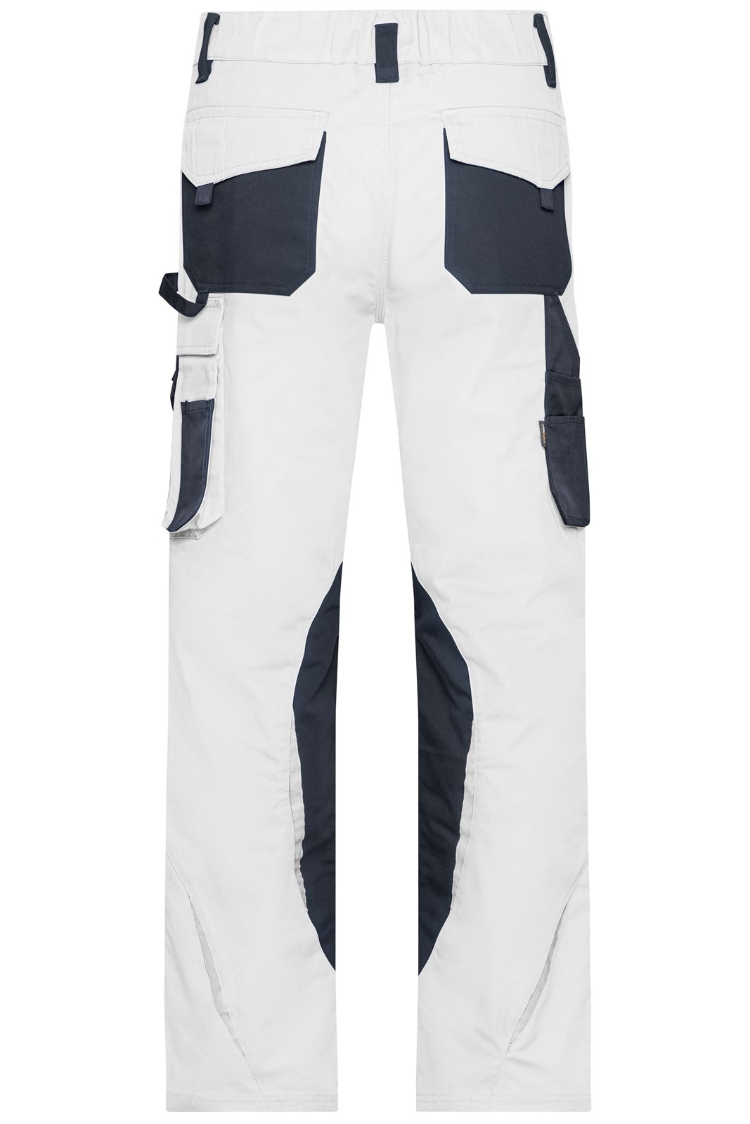 Hose Unisex Weiß/Grau – Workwear Pants - STRONG -, Detailansicht