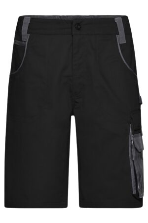 Hose Unisex Schwarz/Grau – Workwear Bermudas - STRONG -