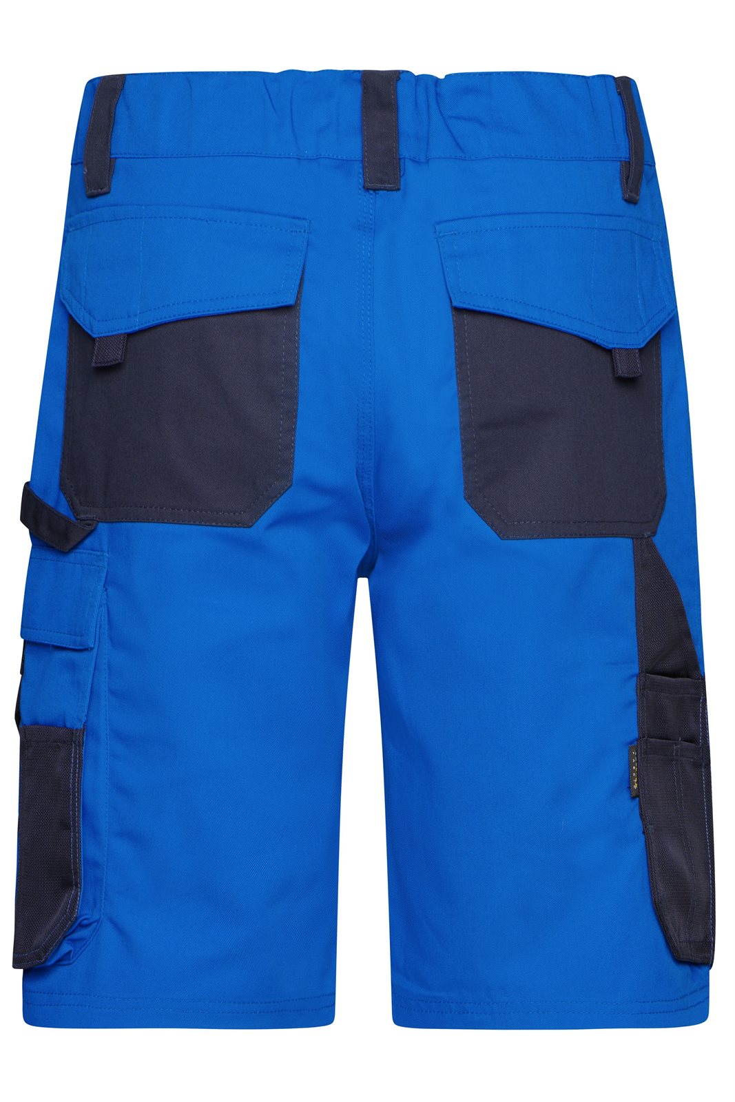 Hose Unisex Blau – Workwear Bermudas - STRONG -, Detailansicht