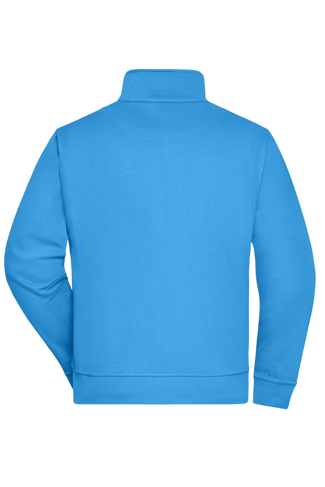 Jacke Unisex Blau – Workwear Sweat Jacket, Detailansicht