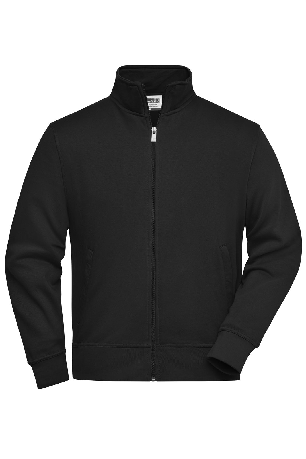 Jacke Unisex Schwarz – Workwear Sweat Jacket