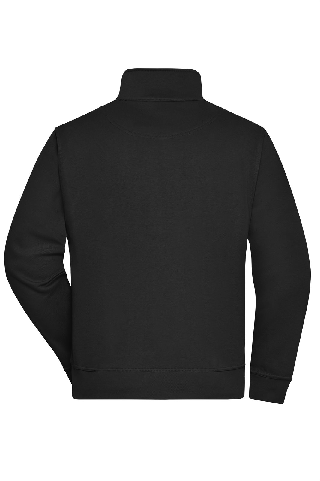 Jacke Unisex Schwarz – Workwear Sweat Jacket, Detailansicht