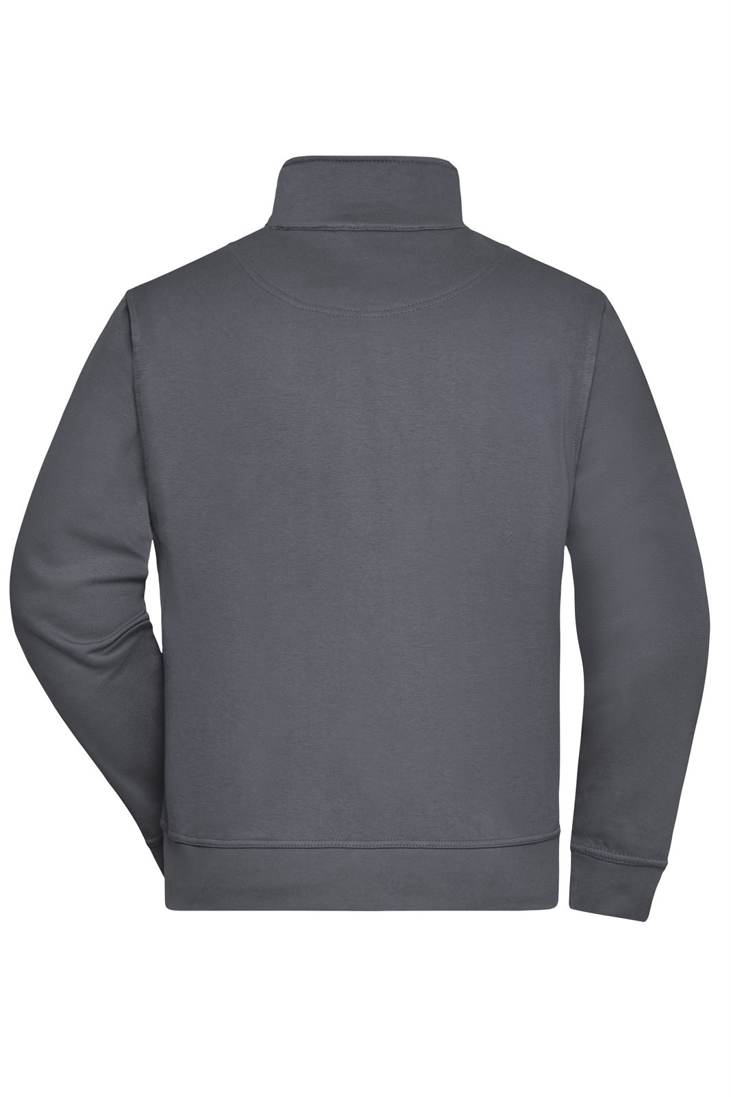 Jacke Unisex Grau – Workwear Sweat Jacket, Detailansicht