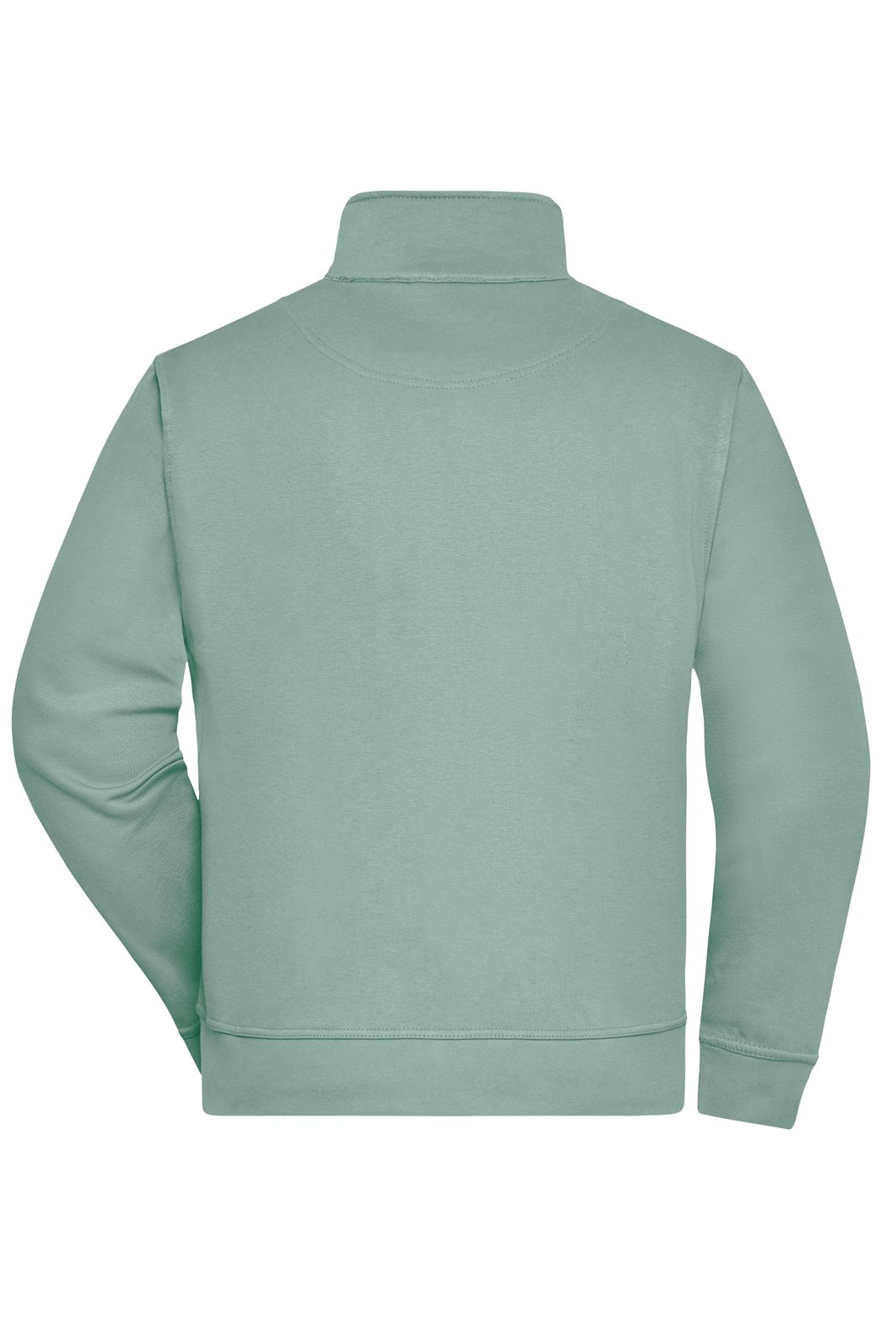 Jacke Unisex Grün – Workwear Sweat Jacket, Detailansicht