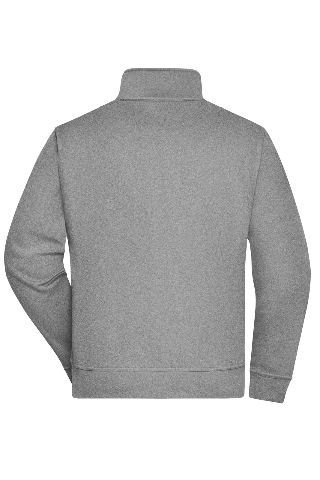 Jacke Unisex Grau – Workwear Sweat Jacket, Detailansicht
