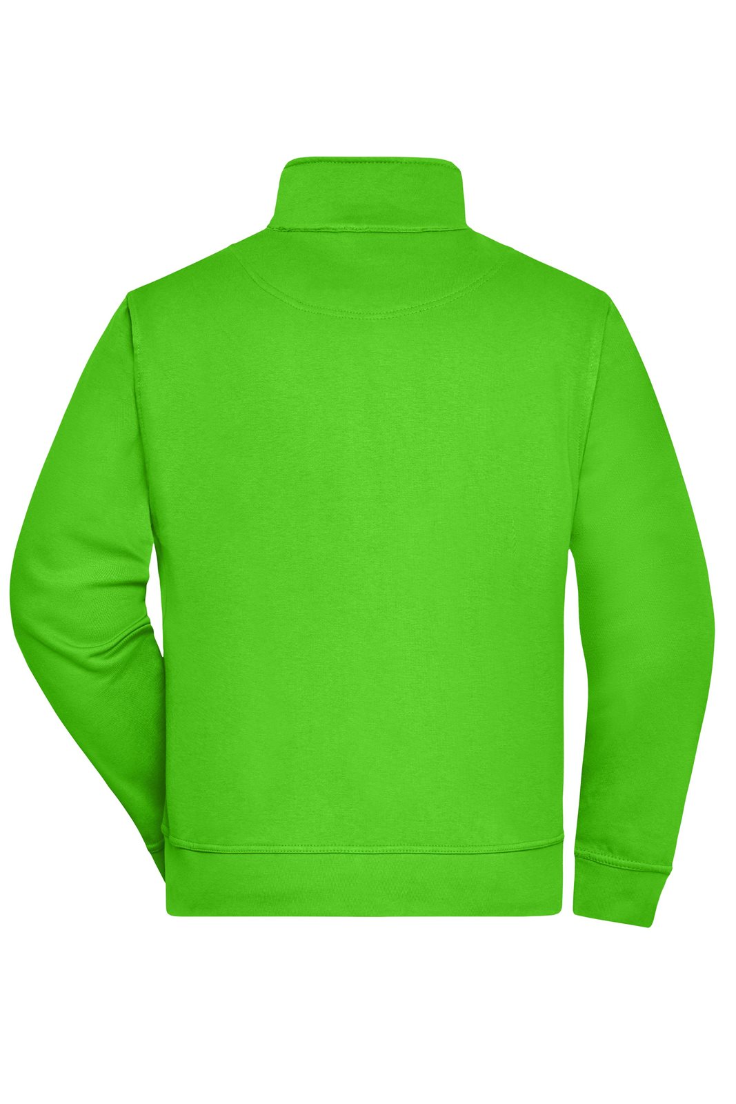 Jacke Unisex Grün – Workwear Sweat Jacket, Detailansicht