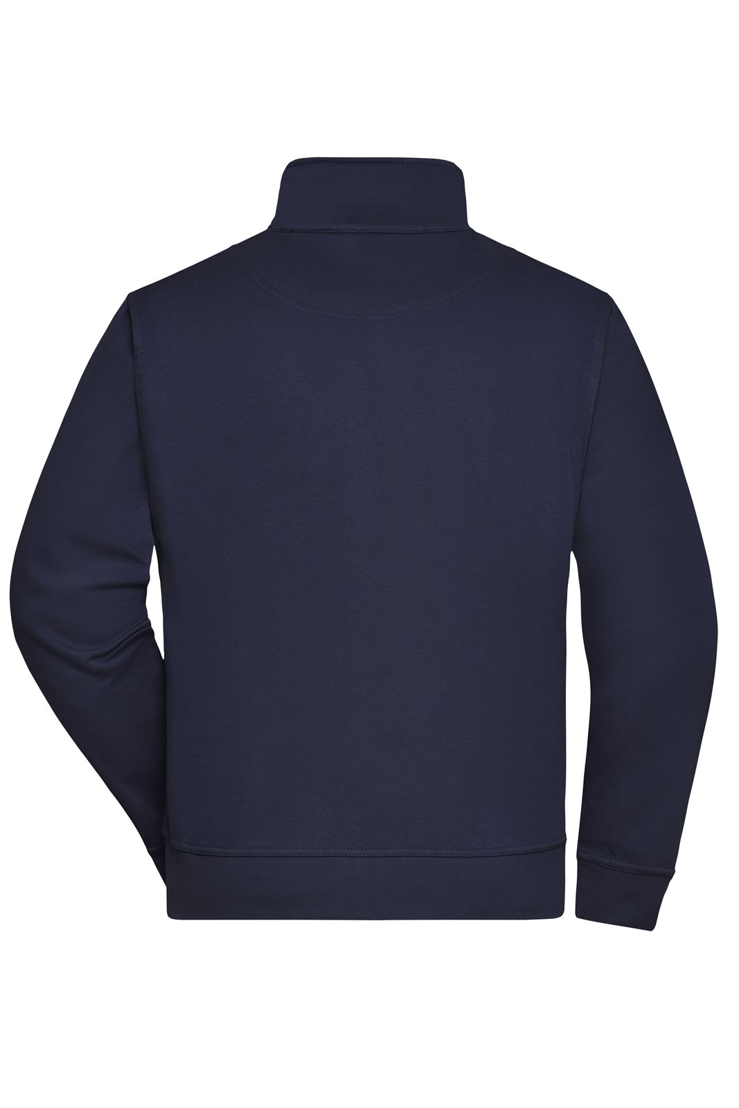 Jacke Unisex Blau – Workwear Sweat Jacket, Detailansicht