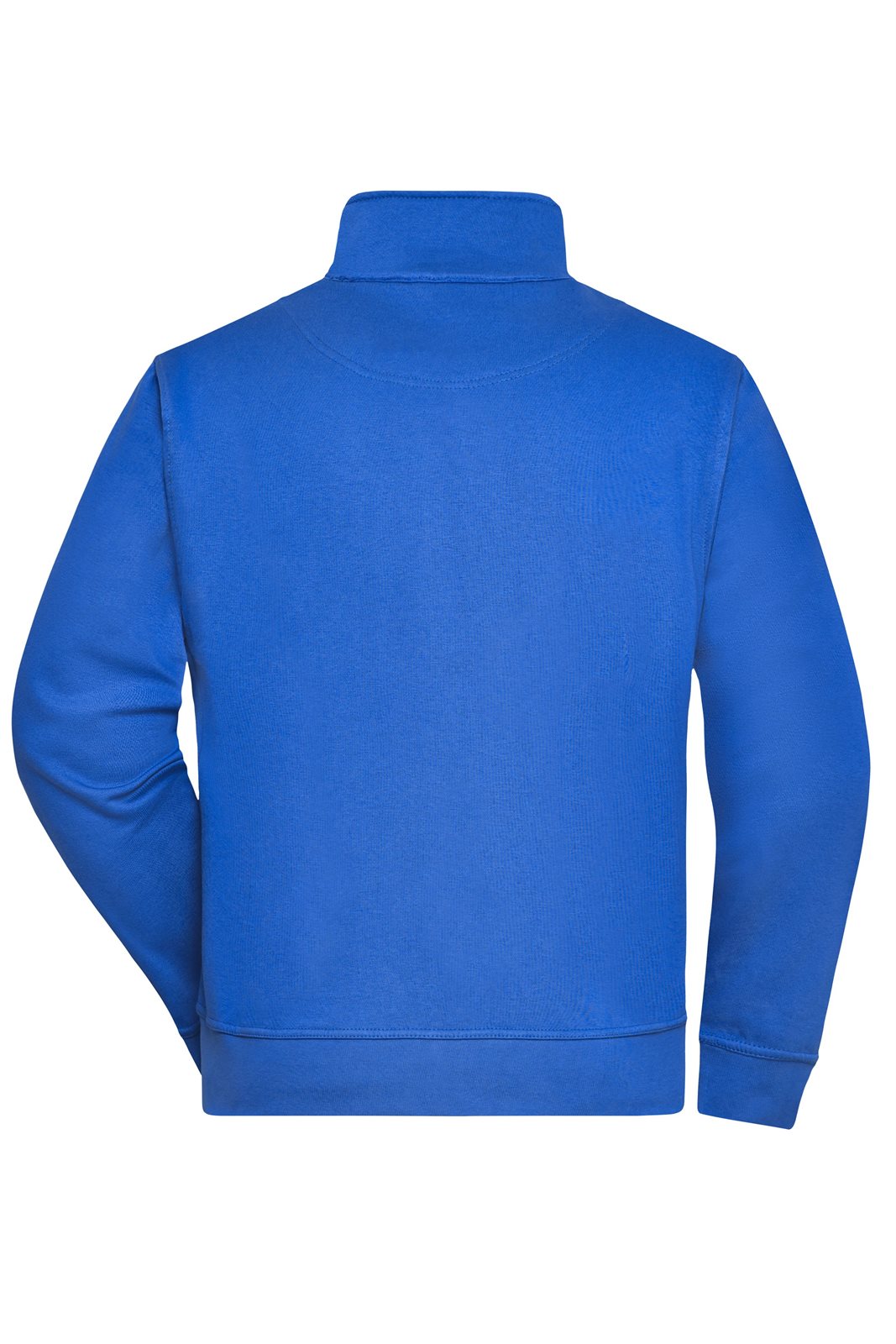 Jacke Unisex Blau – Workwear Sweat Jacket, Detailansicht