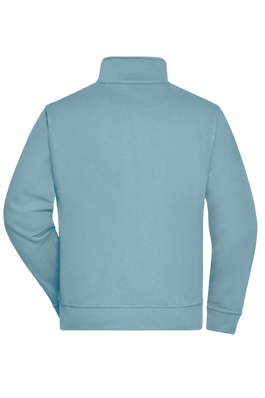 Jacke Unisex Blau/Grau – Workwear Sweat Jacket, Detailansicht