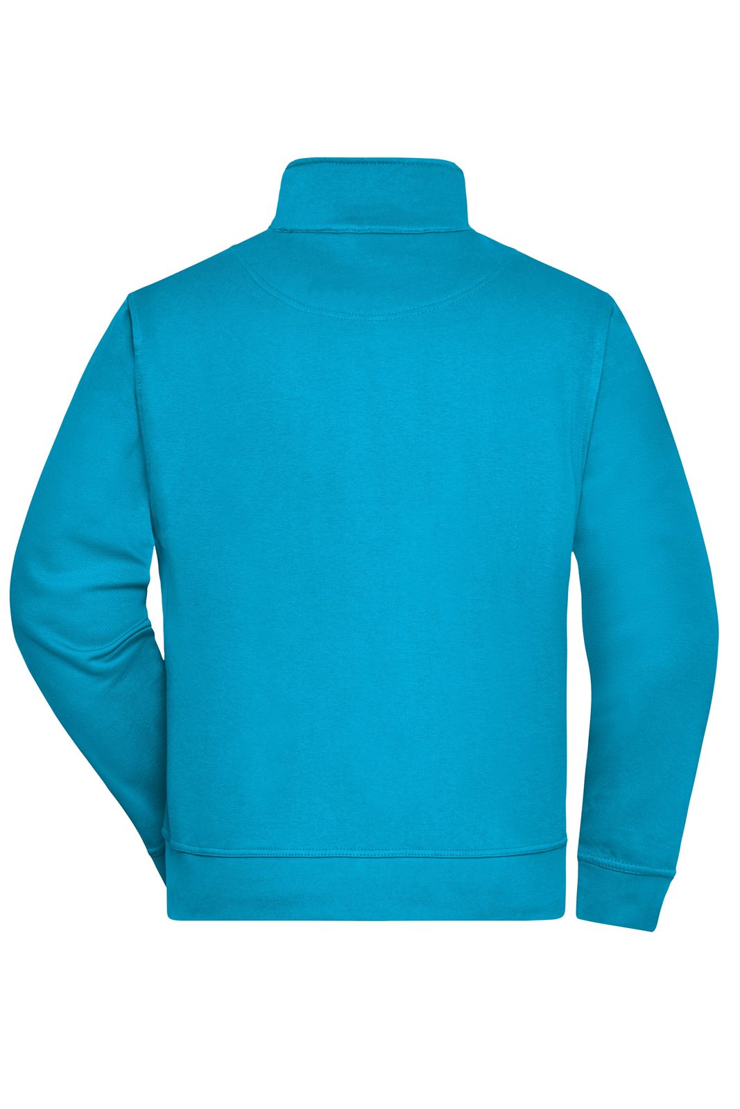 Jacke Unisex Blau – Workwear Sweat Jacket, Detailansicht