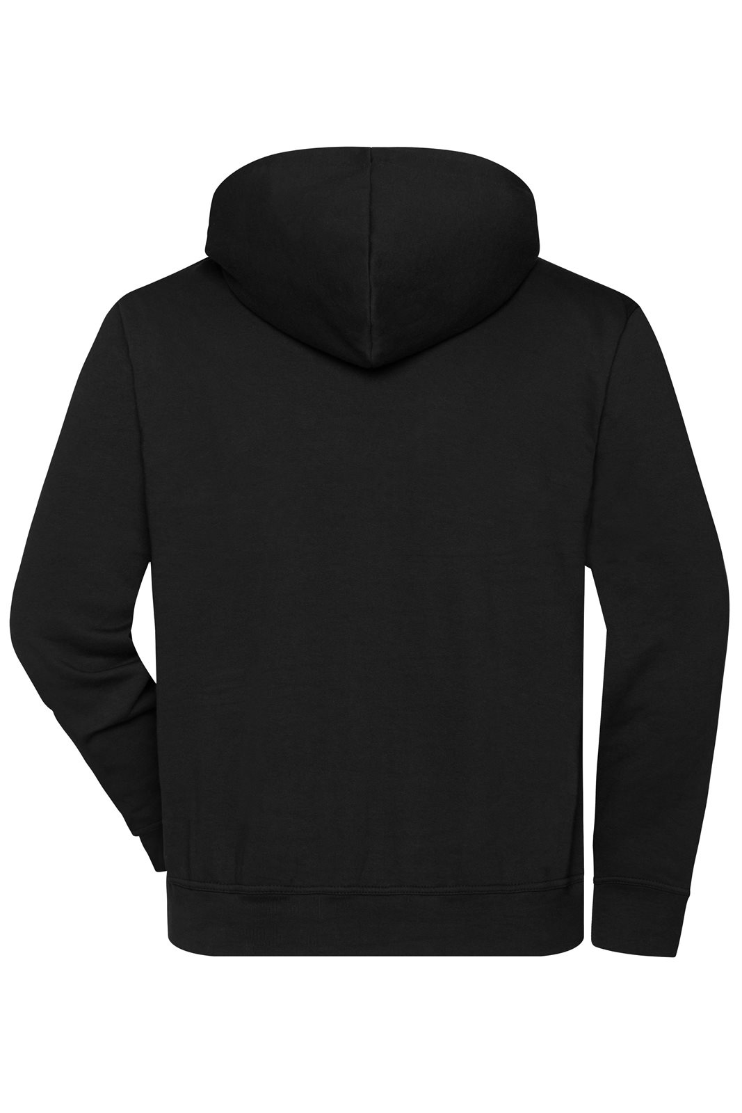 Pullover Unisex Schwarz – ORGANIC Workwear Half-Zip Hoody OCS Blended, Detailansicht