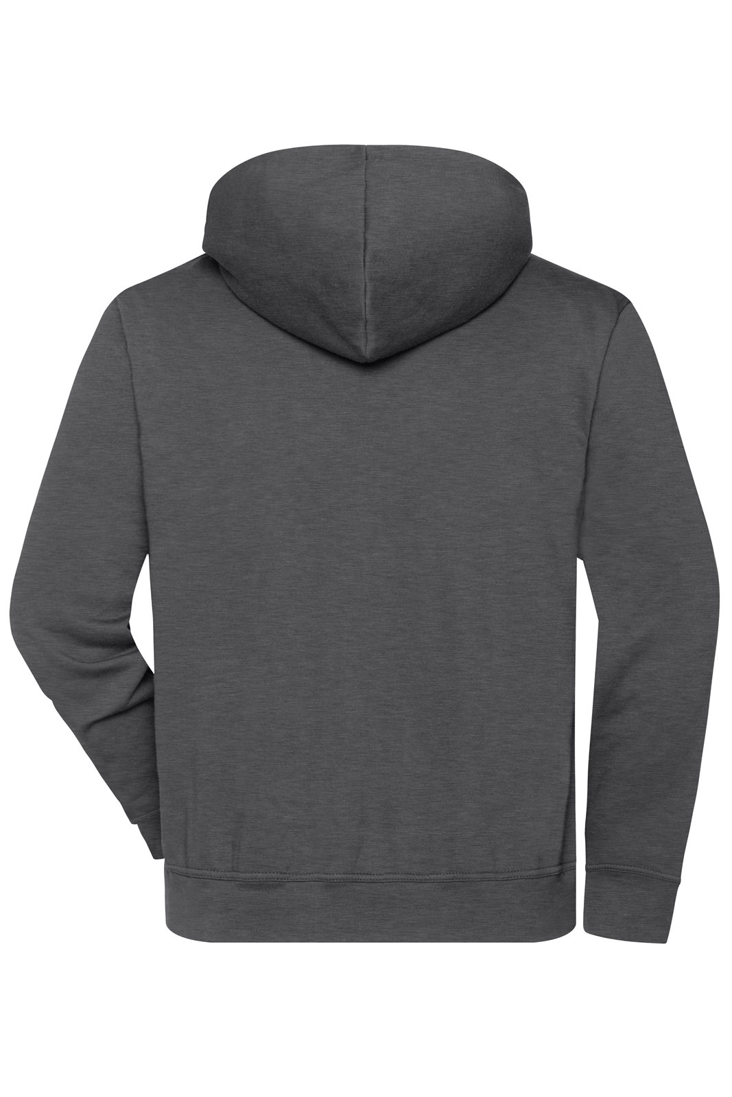 Pullover Unisex Grau – ORGANIC Workwear Half-Zip Hoody OCS Blended, Detailansicht