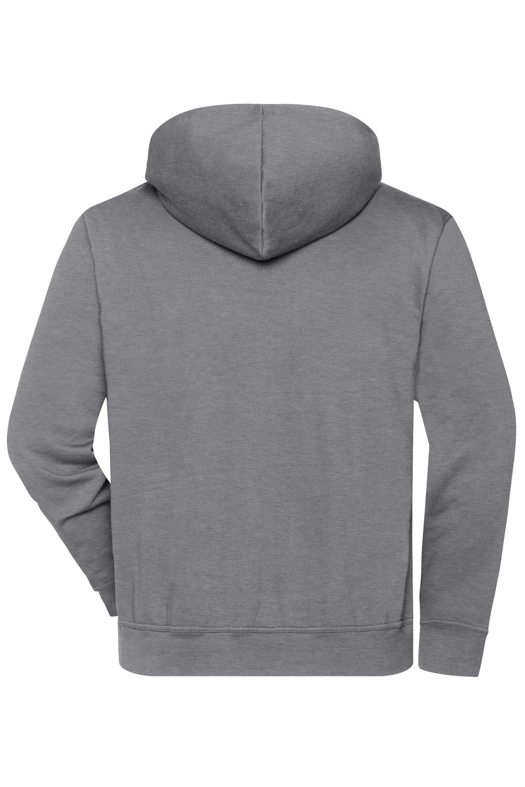 Pullover Unisex Grau – ORGANIC Workwear Half-Zip Hoody OCS Blended, Detailansicht