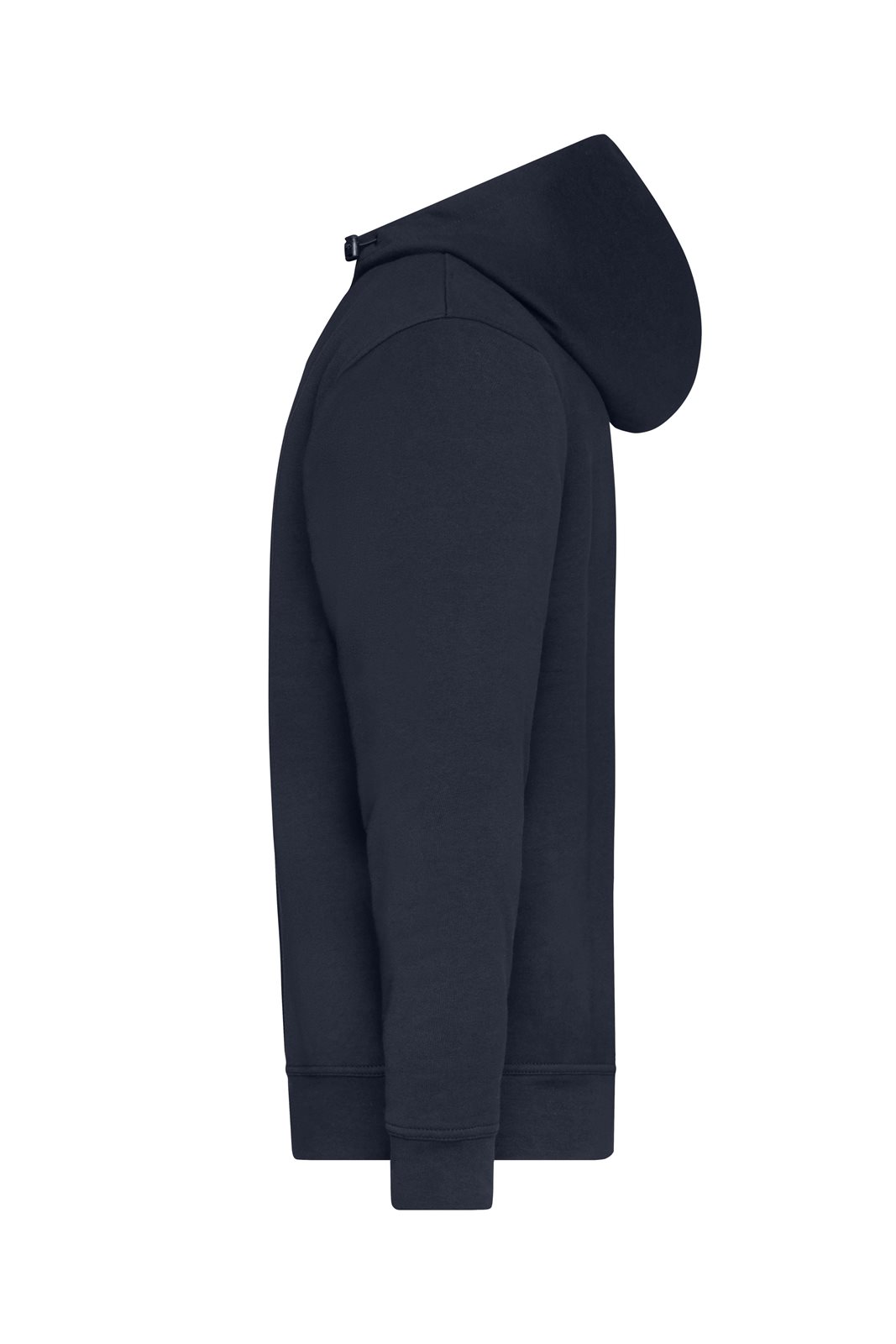 Pullover Unisex Blau – ORGANIC Workwear Half-Zip Hoody OCS Blended, Detailansicht