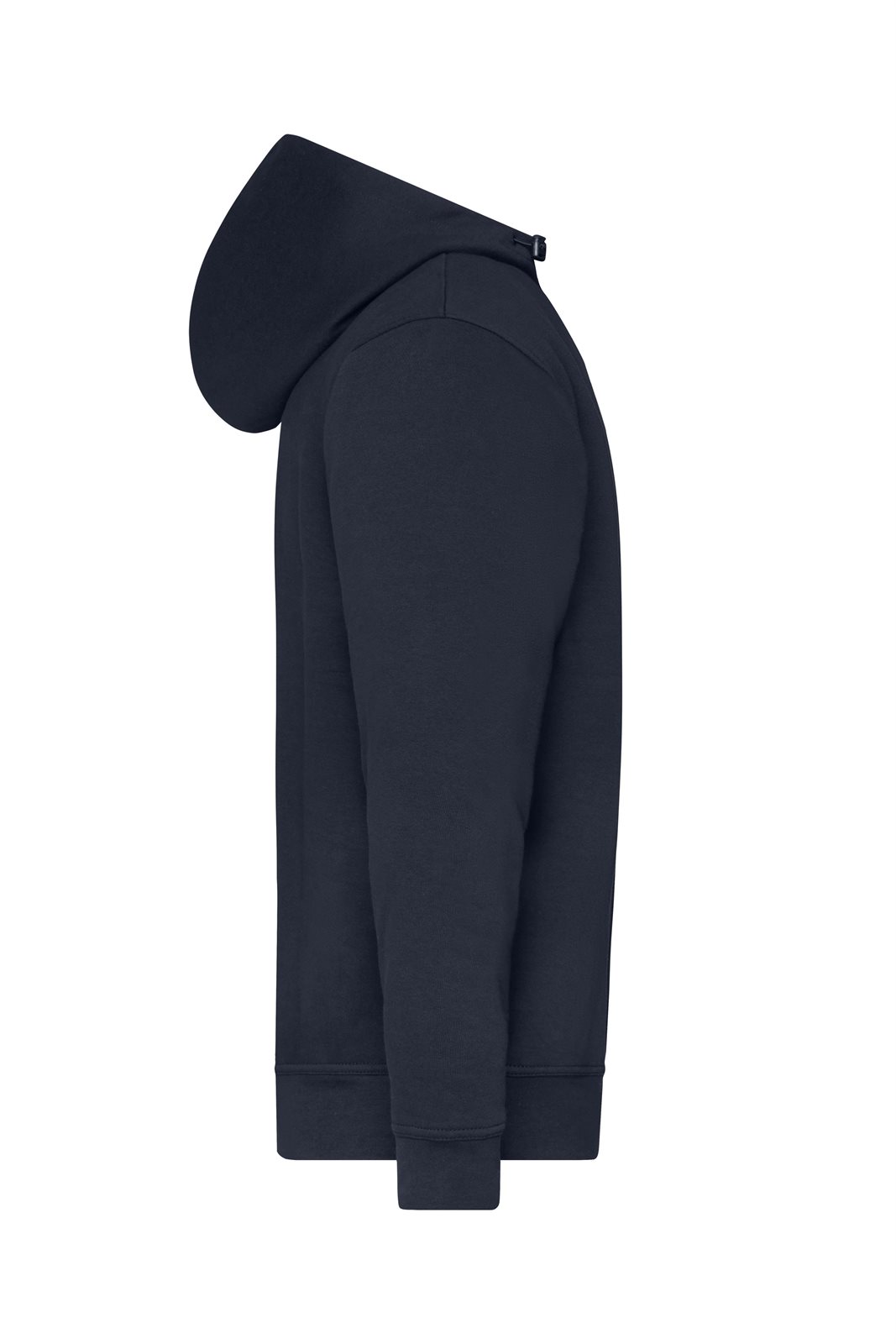 Pullover Unisex Blau – ORGANIC Workwear Half-Zip Hoody OCS Blended, Detailansicht