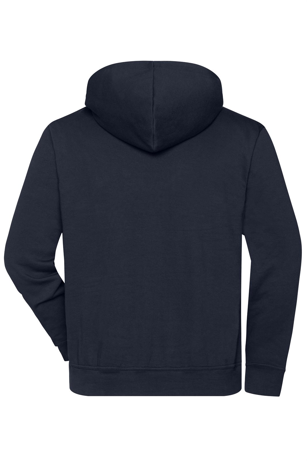 Pullover Unisex Blau – ORGANIC Workwear Half-Zip Hoody OCS Blended, Detailansicht