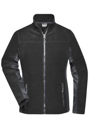 Jacke Damen Schwarz/Grau – Ladies' Workwear Fleece Jacket - STRONG -