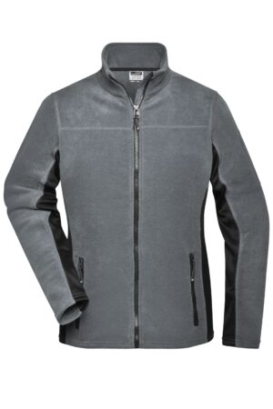 Jacke Damen Schwarz/Grau – Ladies' Workwear Fleece Jacket - STRONG -