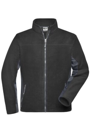 Jacke Herren Schwarz/Grau – Men's Workwear Fleece Jacket - STRONG -