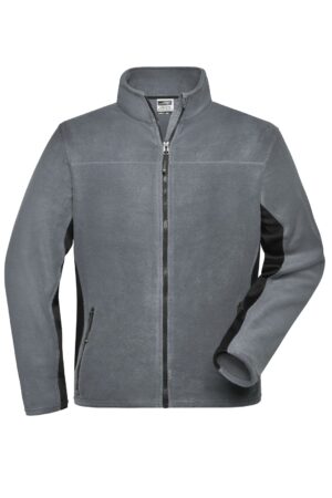 Jacke Herren Schwarz/Grau – Men's Workwear Fleece Jacket - STRONG -