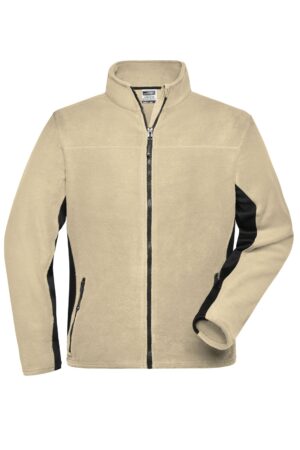 Jacke Herren Schwarz/Grau – Men's Workwear Fleece Jacket - STRONG -