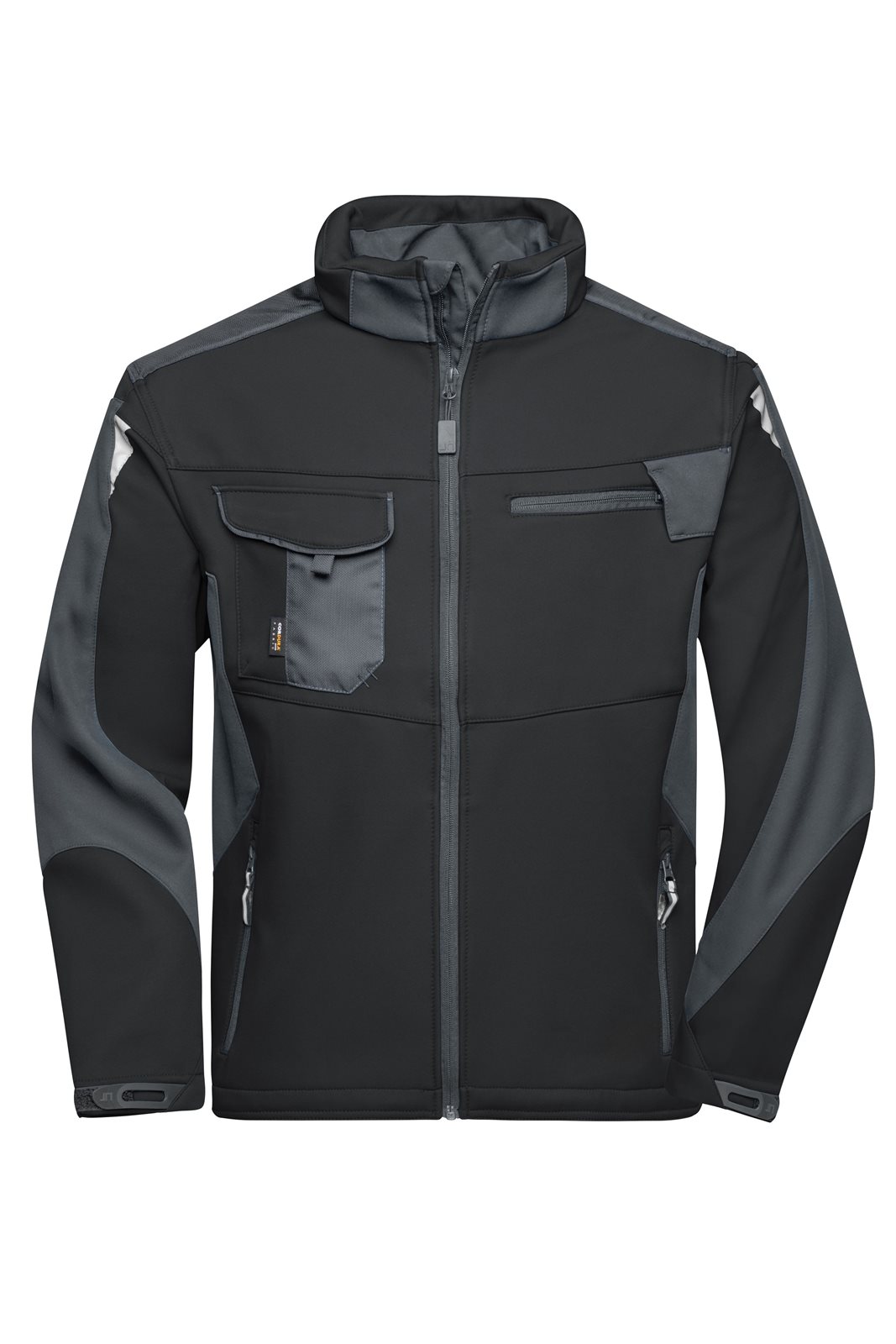 Jacke Unisex Schwarz/Grau – Workwear Softshell Jacket - STRONG -