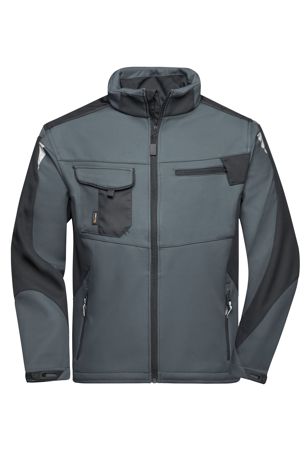 Jacke Unisex Schwarz/Grau – Workwear Softshell Jacket - STRONG -