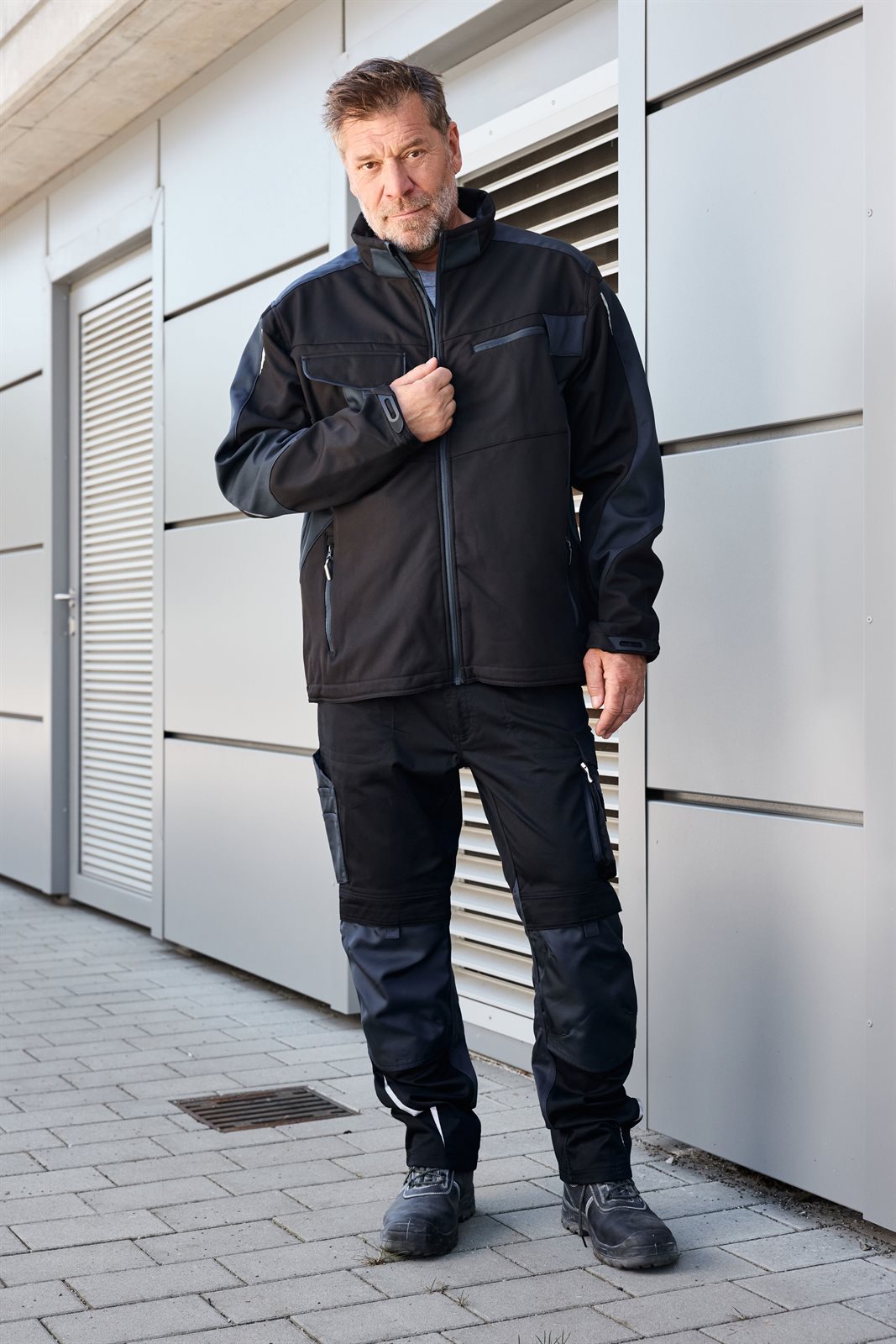 Jacke Unisex – Workwear Softshell Jacket - STRONG -, Detailansicht