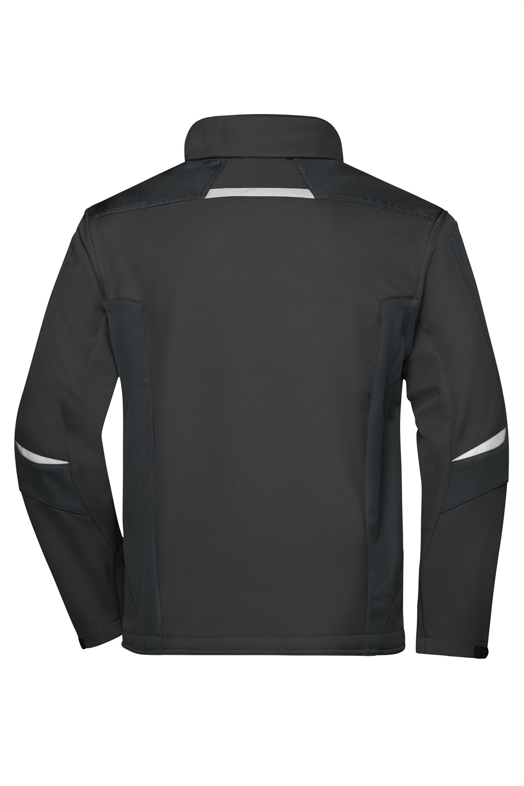 Jacke Unisex Schwarz – Workwear Softshell Jacket - STRONG -, Detailansicht
