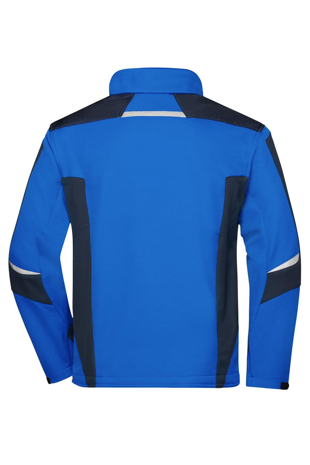 Jacke Unisex Blau – Workwear Softshell Jacket - STRONG -, Detailansicht