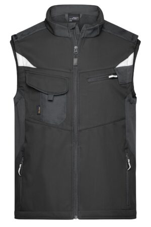 Weste Unisex Schwarz – Workwear Softshell Vest - STRONG -