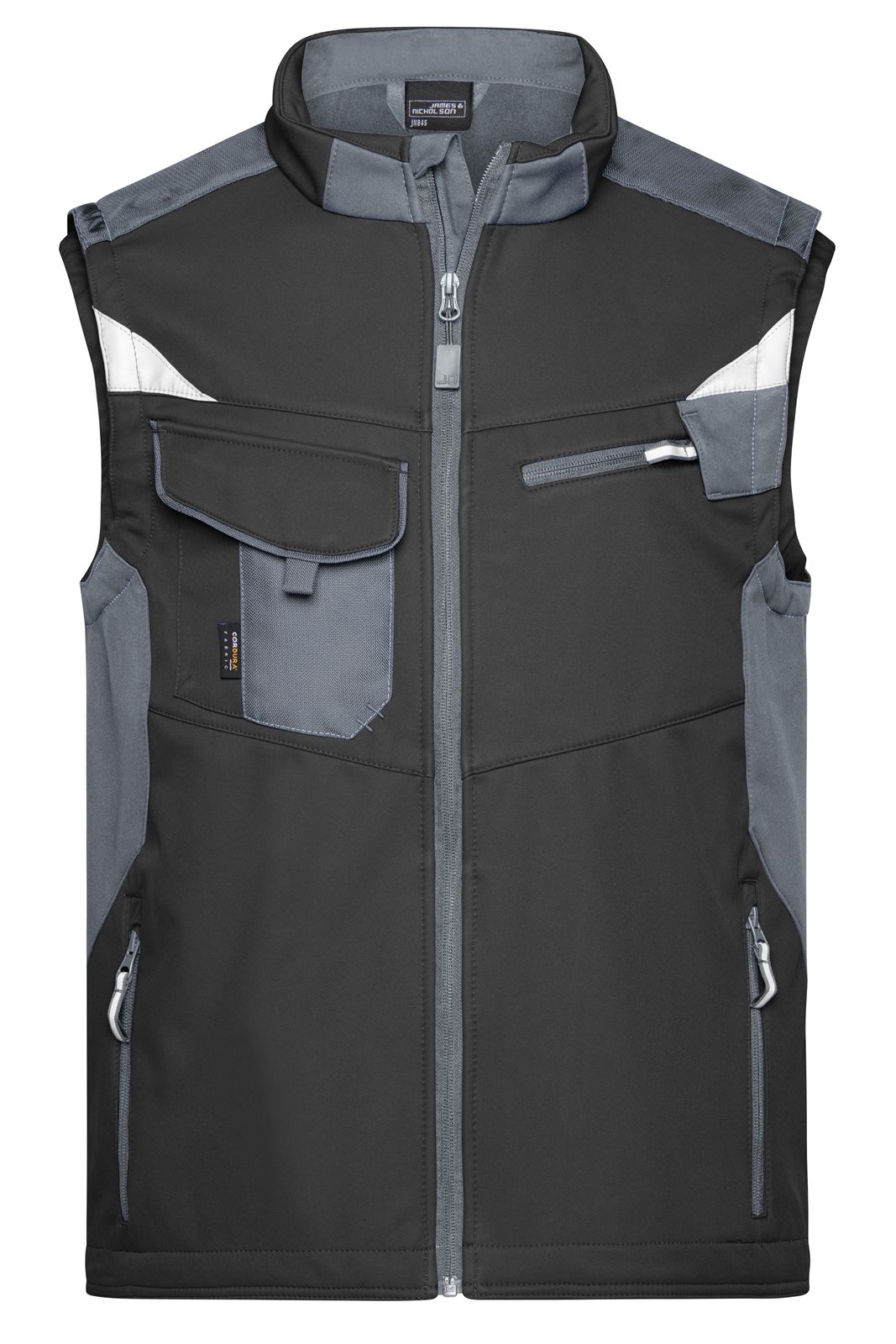 Weste Unisex Schwarz/Grau – Workwear Softshell Vest - STRONG -