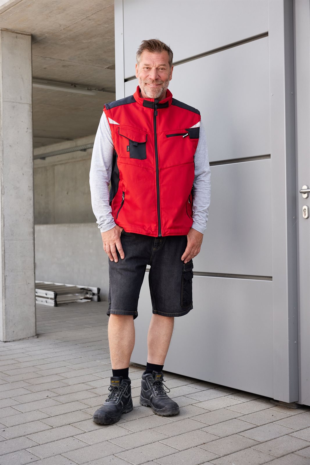 Weste Unisex – Workwear Softshell Vest - STRONG -, Detailansicht