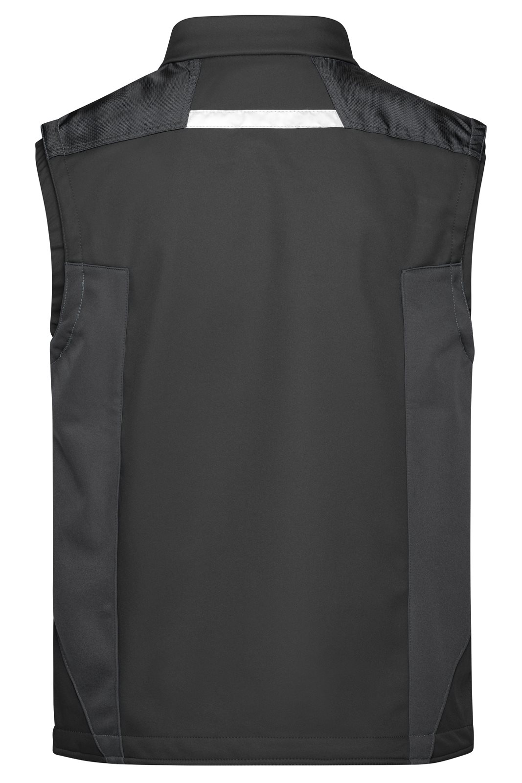 Weste Unisex Schwarz – Workwear Softshell Vest - STRONG -, Detailansicht