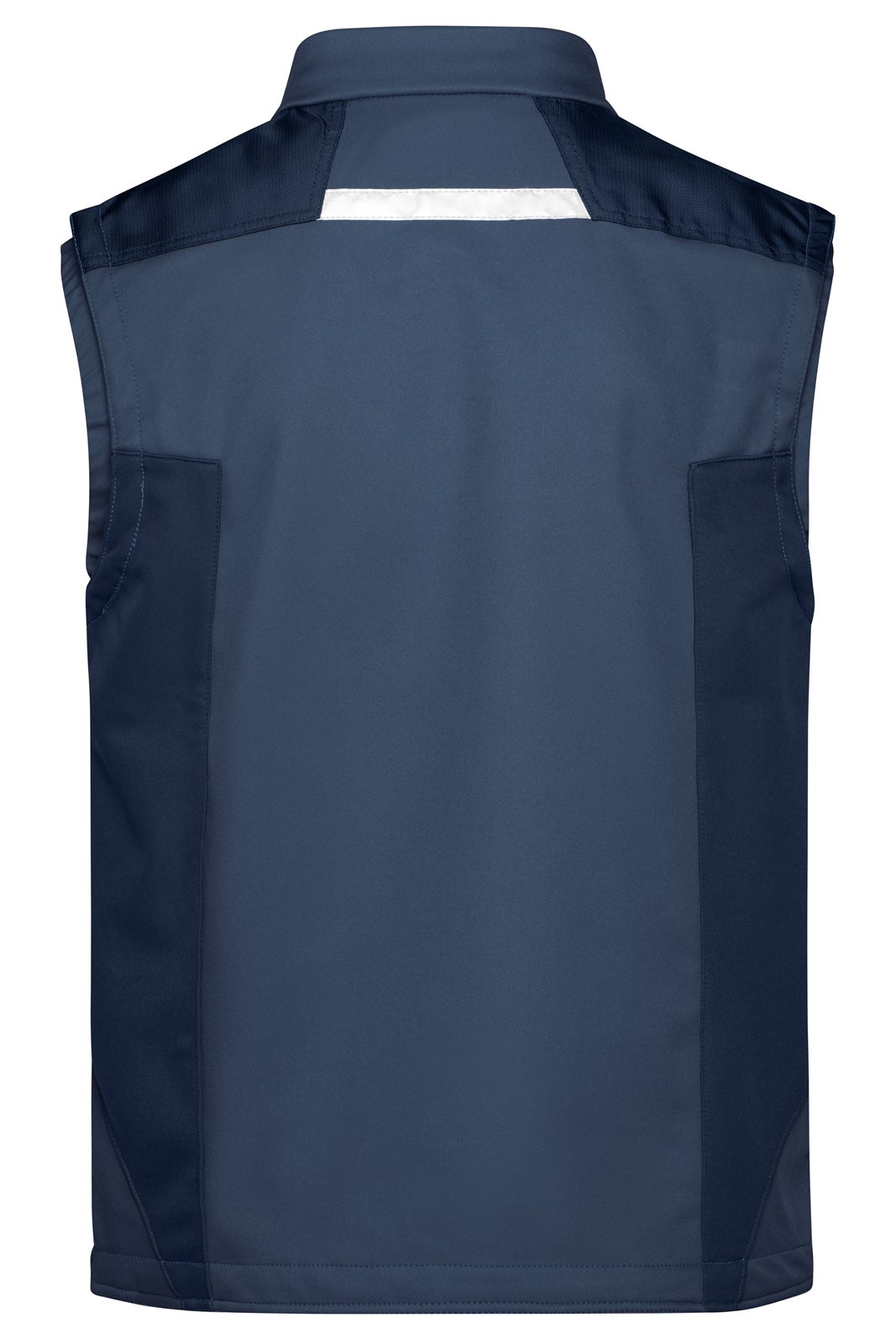 Weste Unisex Blau – Workwear Softshell Vest - STRONG -, Detailansicht
