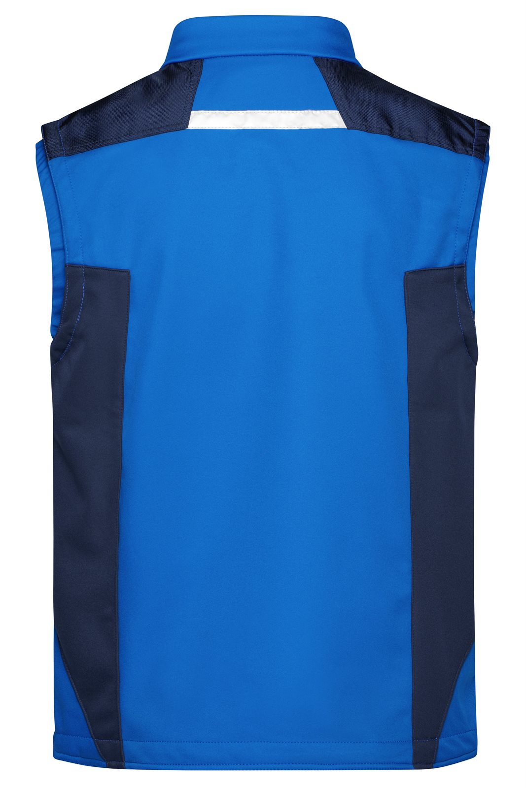 Weste Unisex Blau – Workwear Softshell Vest - STRONG -, Detailansicht