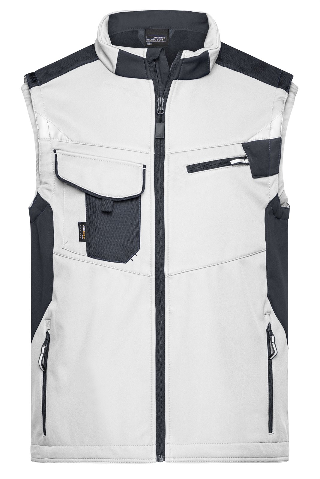 Weste Unisex Weiß/Grau – Workwear Softshell Vest - STRONG -
